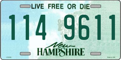 NH license plate 1149611