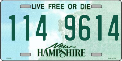NH license plate 1149614