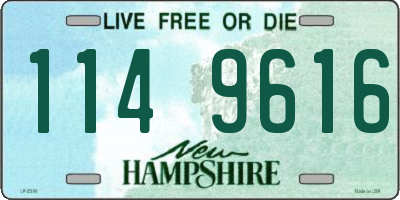 NH license plate 1149616