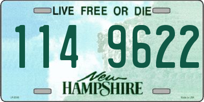 NH license plate 1149622