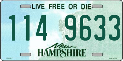 NH license plate 1149633