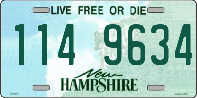 NH license plate 1149634