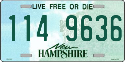 NH license plate 1149636