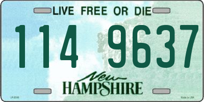 NH license plate 1149637