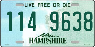 NH license plate 1149638