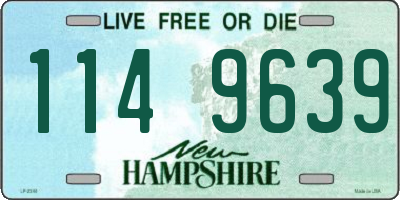 NH license plate 1149639