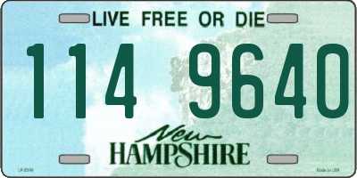 NH license plate 1149640