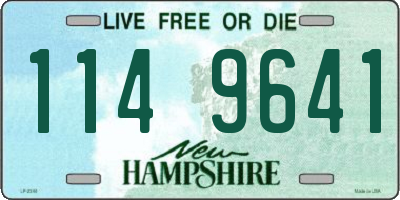 NH license plate 1149641