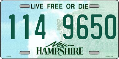 NH license plate 1149650
