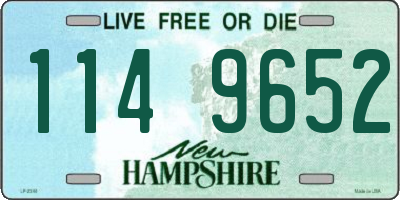 NH license plate 1149652