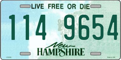 NH license plate 1149654