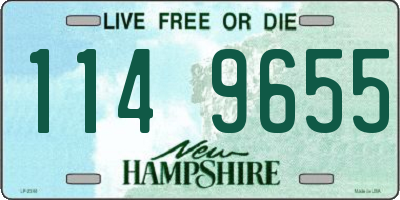 NH license plate 1149655
