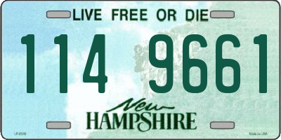 NH license plate 1149661