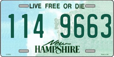 NH license plate 1149663