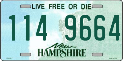 NH license plate 1149664