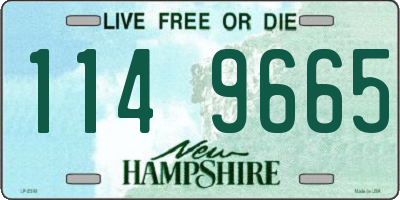 NH license plate 1149665