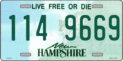 NH license plate 1149669