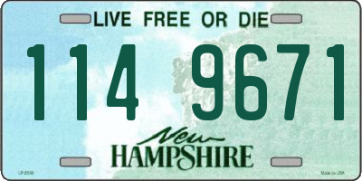NH license plate 1149671