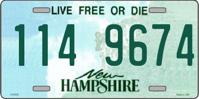 NH license plate 1149674
