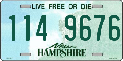 NH license plate 1149676