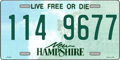 NH license plate 1149677