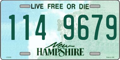 NH license plate 1149679