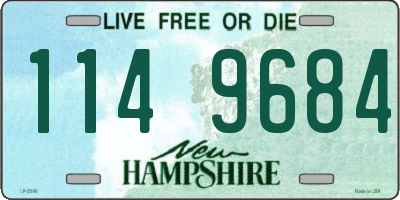 NH license plate 1149684
