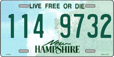 NH license plate 1149732