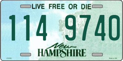 NH license plate 1149740