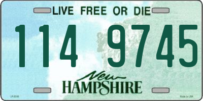 NH license plate 1149745