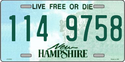 NH license plate 1149758