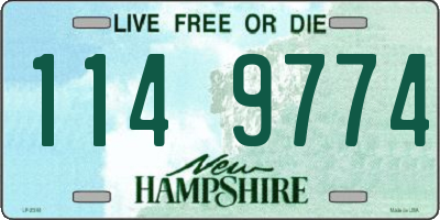 NH license plate 1149774