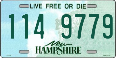 NH license plate 1149779
