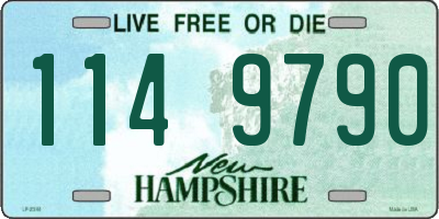 NH license plate 1149790