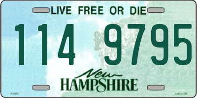 NH license plate 1149795