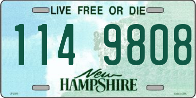 NH license plate 1149808