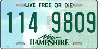 NH license plate 1149809