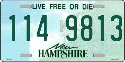 NH license plate 1149813