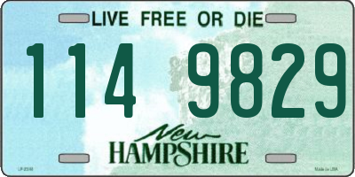 NH license plate 1149829