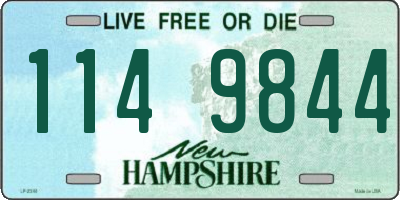 NH license plate 1149844