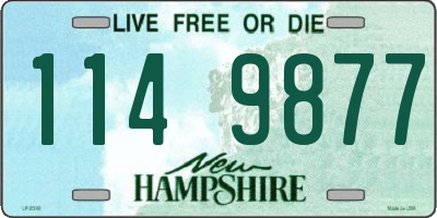 NH license plate 1149877