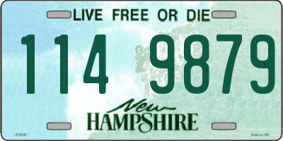 NH license plate 1149879