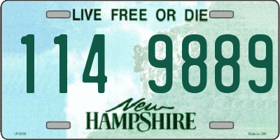 NH license plate 1149889