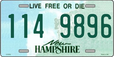 NH license plate 1149896