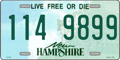 NH license plate 1149899