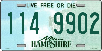 NH license plate 1149902