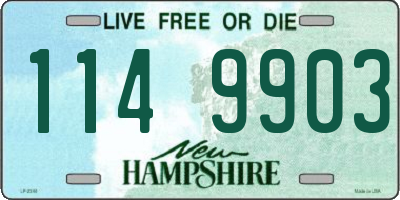 NH license plate 1149903