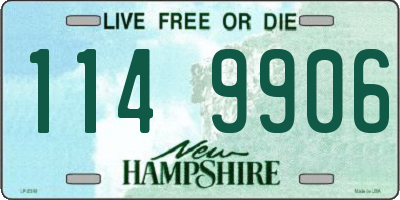 NH license plate 1149906