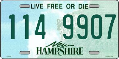 NH license plate 1149907