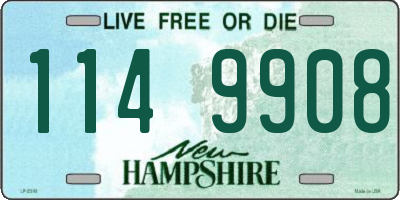 NH license plate 1149908